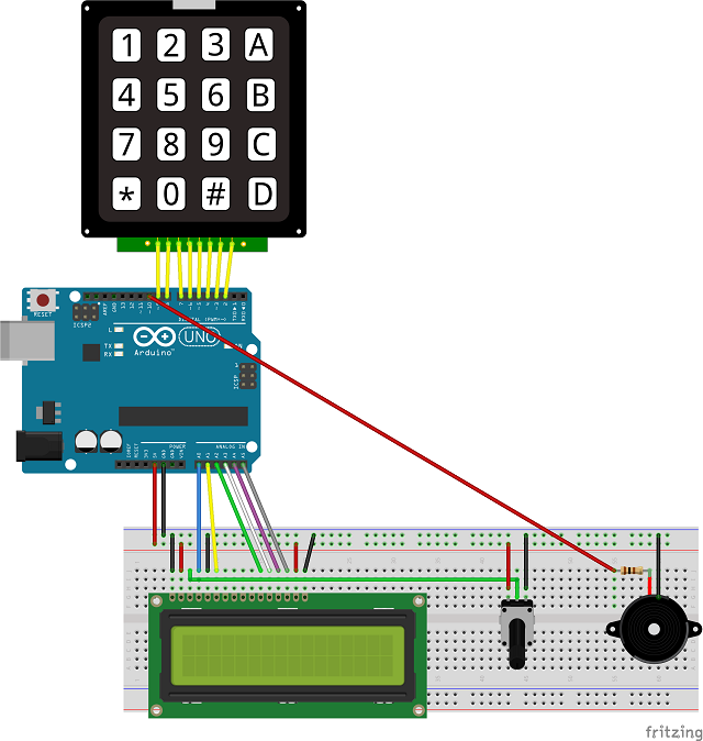 Arduino - LCD - Keypad - Buzzer - Jogo da Tabuada